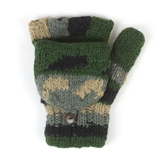 100% Wool Assorted Knit Hunt Gloves