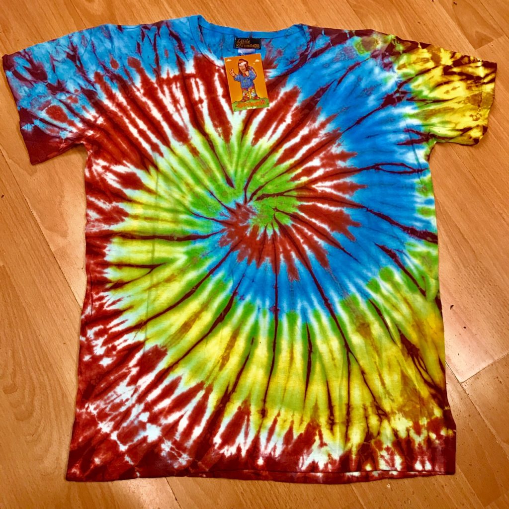 Tie Dye Rainbow Swirl Tee Shirt by Little Kathmandu