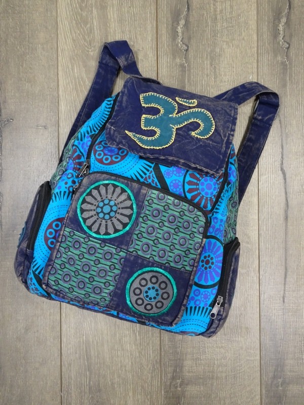 Patchwork Ohm Backpack 49x40cms by Gringo