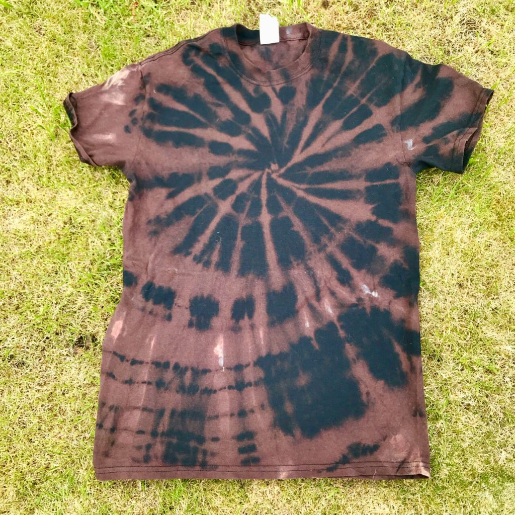 Hippy Buddy Stripped Out Colour Black Tee Shirt