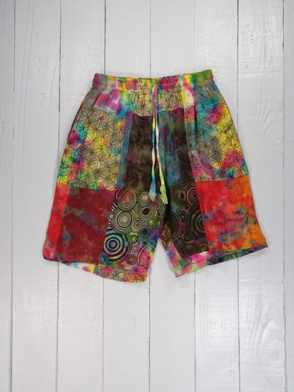 Patchwork shorts