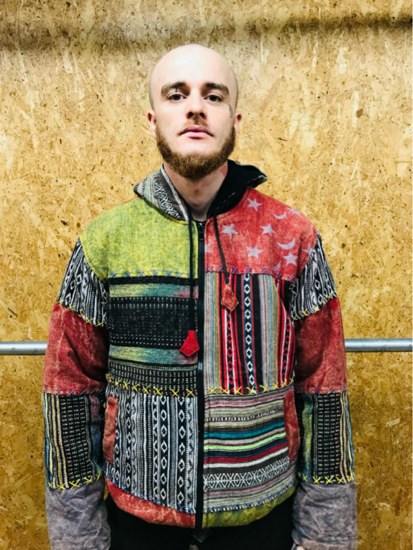 Mens Hippy Patchwork Coat, Mans Hippie Jacket | Altshop UK