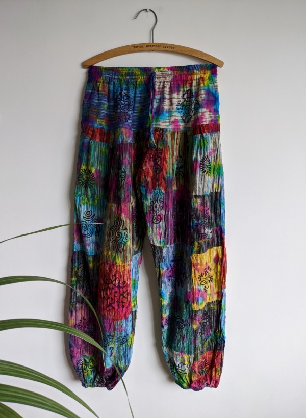 Tie Dye Aladdin Pants