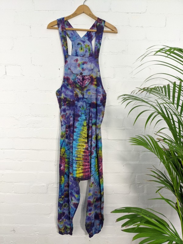 Tie Dye Harem Dungarees