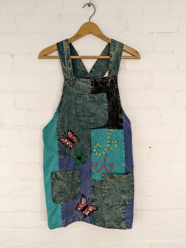 Butterfly Short Dungaree Dress