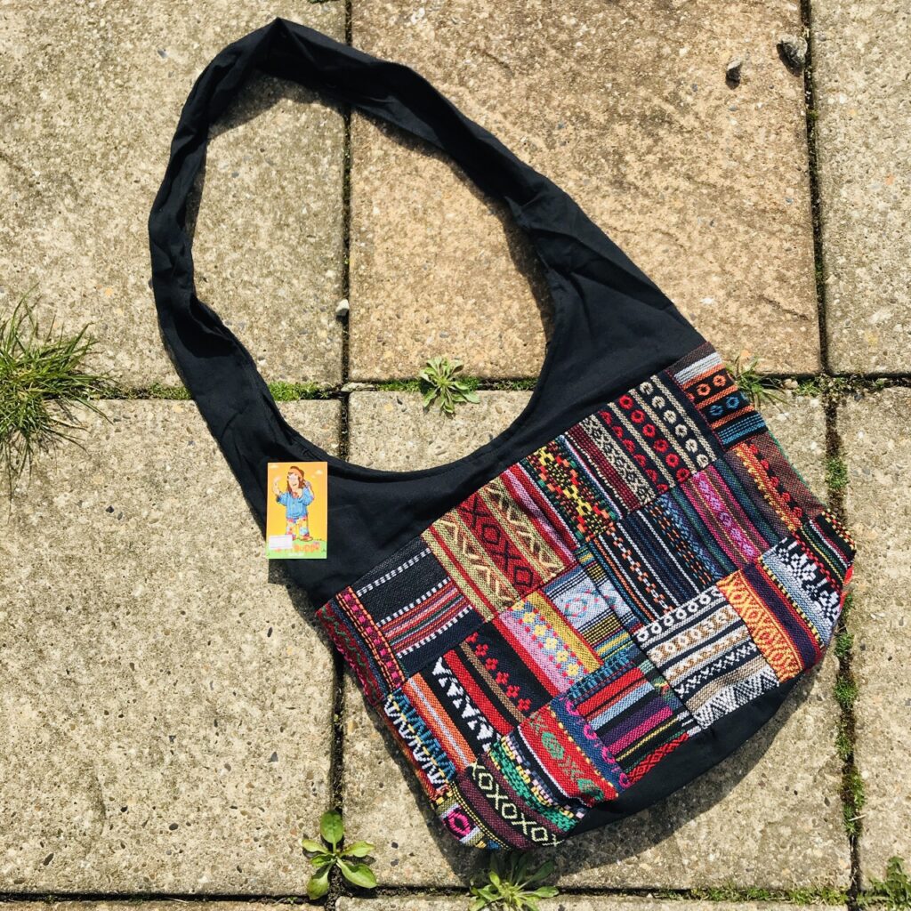Gheri Cotton Patchwork Shoulder Bag