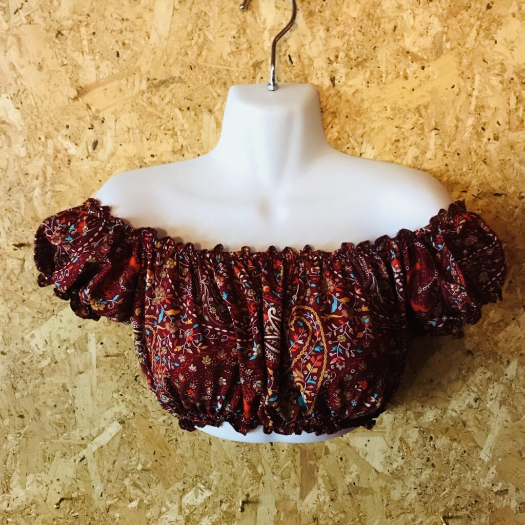Off The Shoulder Crop Top by Hippy Buddy