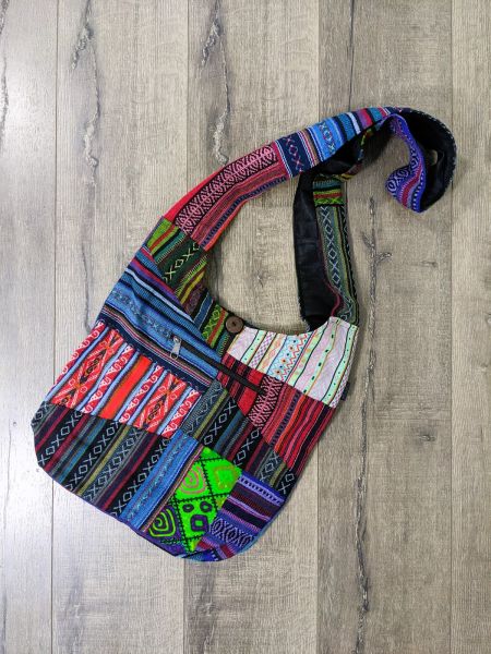 Cotton Patchwork Shoulder Bag by Gringo