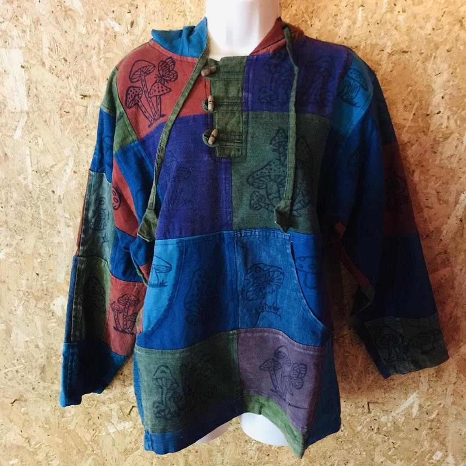 Heavy Cotton Hooded Top Mushroom 🍄 Detailing by Namaste