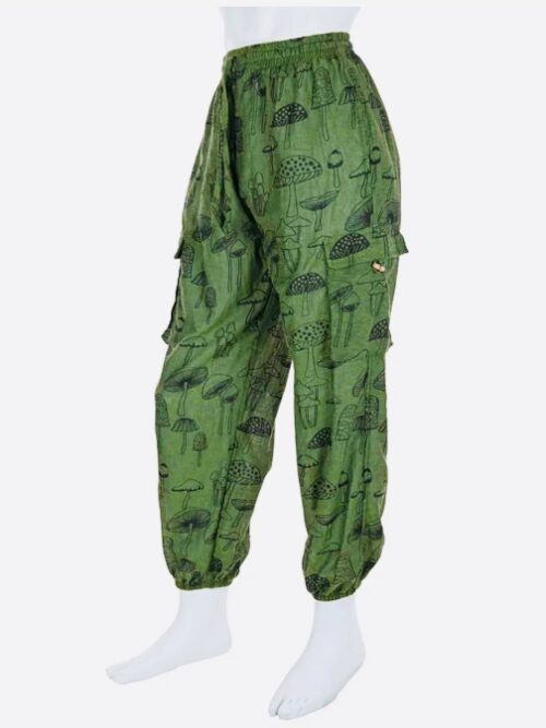 Cotton Aladdin Pants with Mushroom 🍄 Print by Siesta