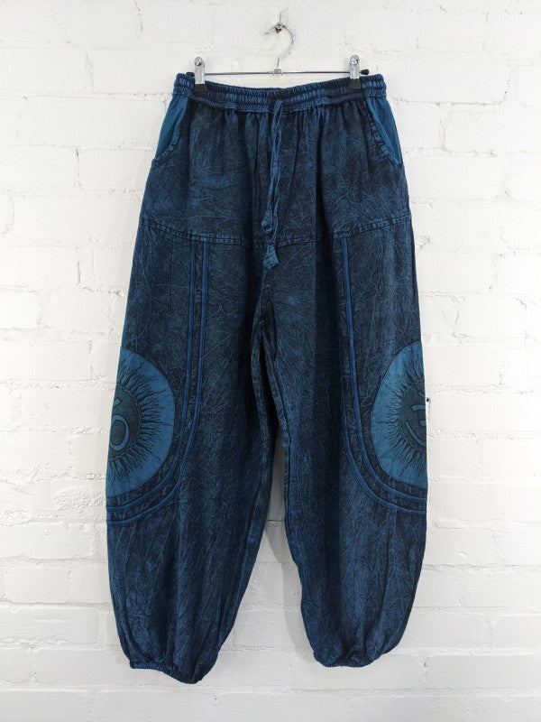 Ohm Detail Aladdin Pants