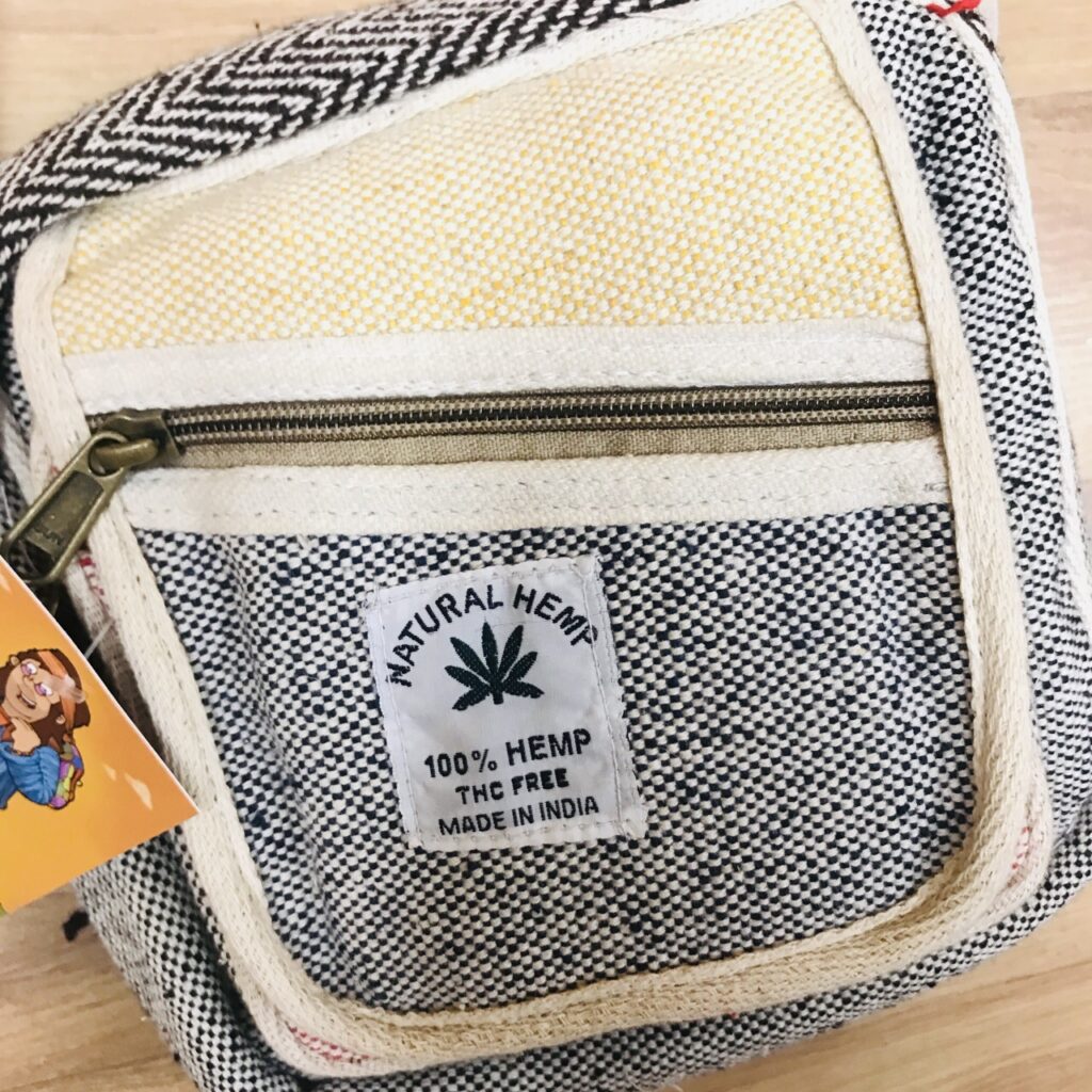Assorted Hemp Small Shoulder Bag by Hippy Buddy image 3