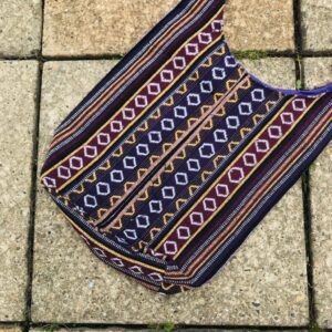 Assorted Cotton Gheri Stripe Shoulder Bag by Hippy Buddy image 12