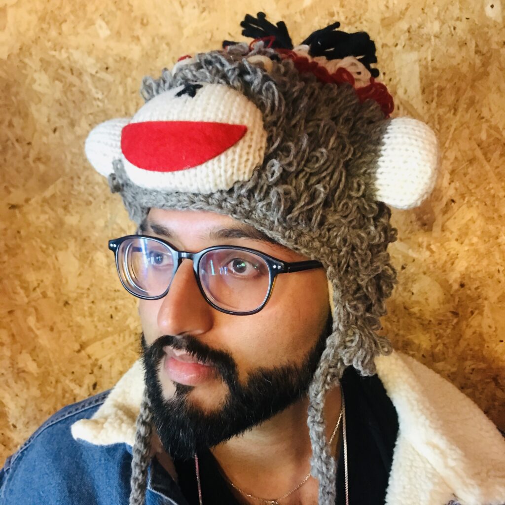 100% Wool Crazy Monkey Hat image 1