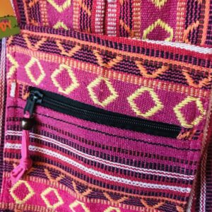 Assorted Cotton Gheri Stripe Shoulder Bag by Hippy Buddy image 5