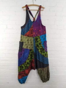 Patchwork Dungaree-Jumpsuit image 0