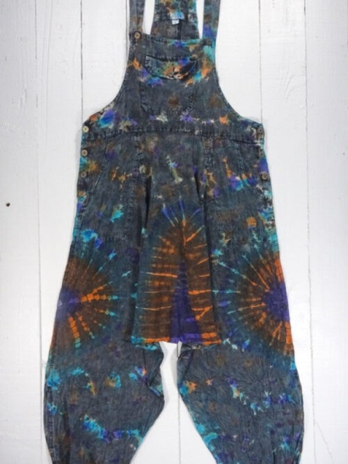 Tie Dye Harem Dungarees image 0