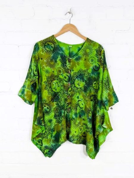 Cotton Loose Tunic Top by Gringo image 0