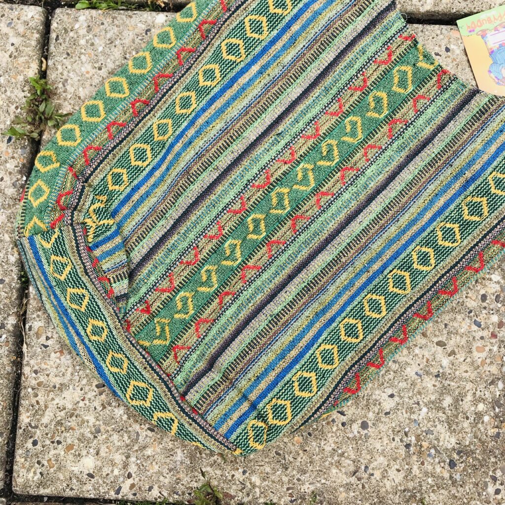 Assorted Cotton Gheri Stripe Shoulder Bag by Hippy Buddy image 11