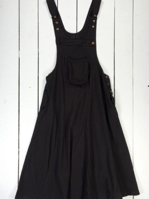 Midi Dungaree Dress - 100% Cotton image 0