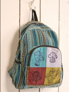 Gheri Cotton Backpack with Mushroom 🍄 Detailing by Namaste image 0