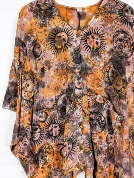 Cotton Loose Tunic Top by Gringo image 3