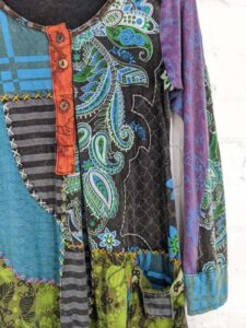 L/S Patchwork Dress image 2