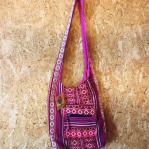Assorted Cotton Gheri Stripe Shoulder Bag by Hippy Buddy image 2