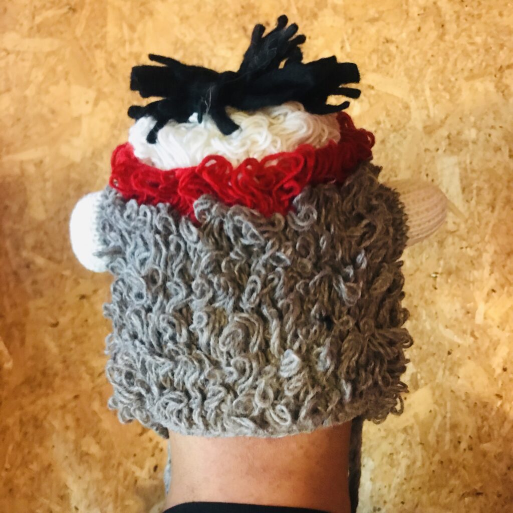 100% Wool Crazy Monkey Hat image 4