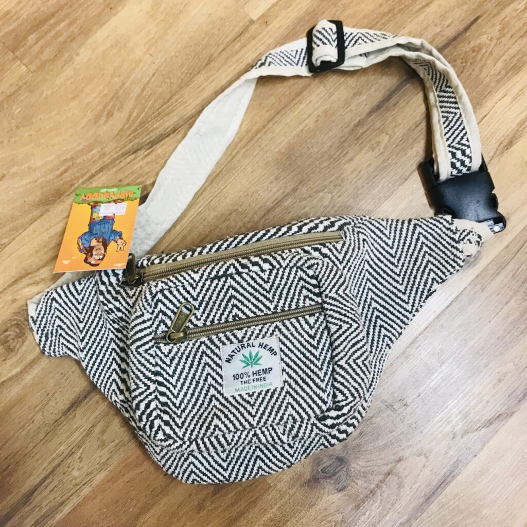 Assorted Nepalese Hemp Bumbag by Hippy Buddy