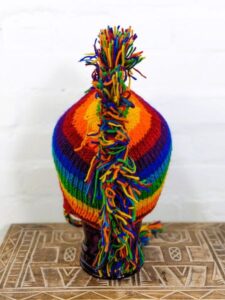 Rainbow 🌈 Wool Mohawk Hat by Gringo image 2