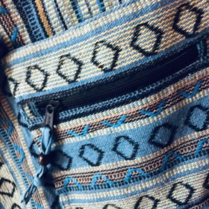 Assorted Cotton Gheri Stripe Shoulder Bag by Hippy Buddy image 4