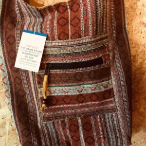 Assorted Cotton Gheri Stripe Shoulder Bag by Hippy Buddy image 6