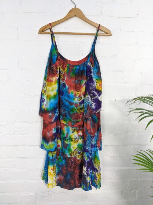 Tie Dye 2 Layer Strappy Dress image 0