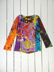 Bright Rainbow Long Sleeve T-Shirt - 100% Cotton image 0
