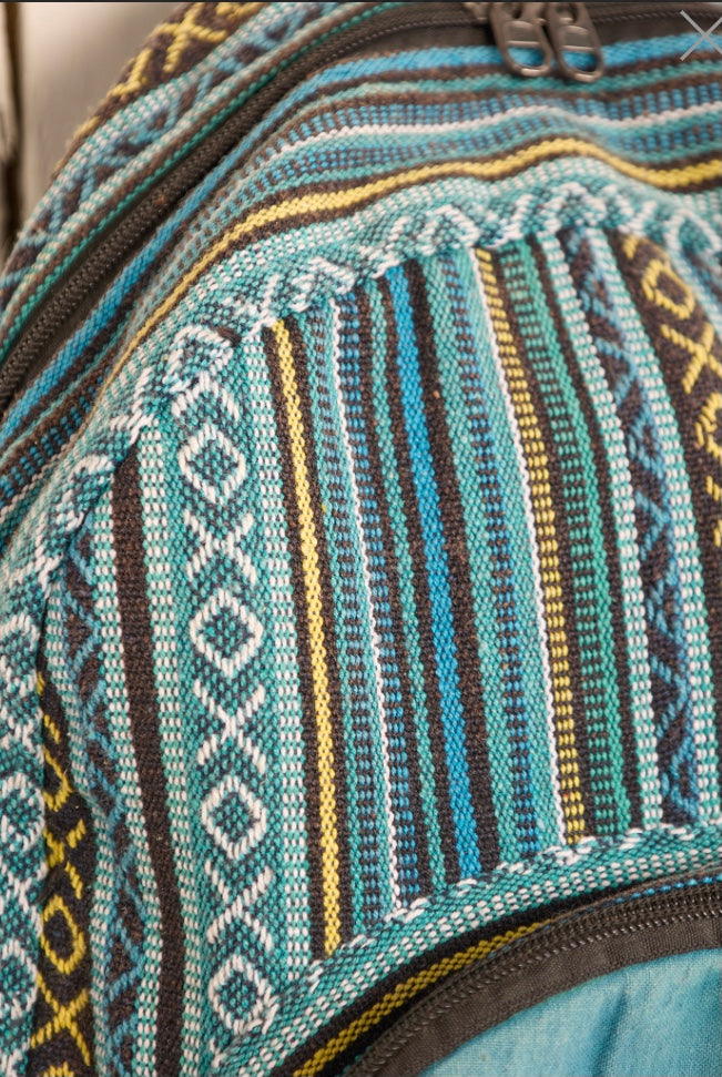 Gheri Cotton Backpack with Mushroom 🍄 Detailing by Namaste image 3