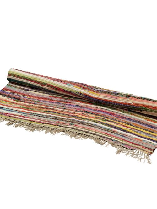 Room Size Indian Rag Rug 150x200cm  Multi Colour