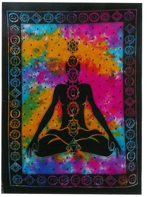 Cotton Wall Art - Chakra Buddha