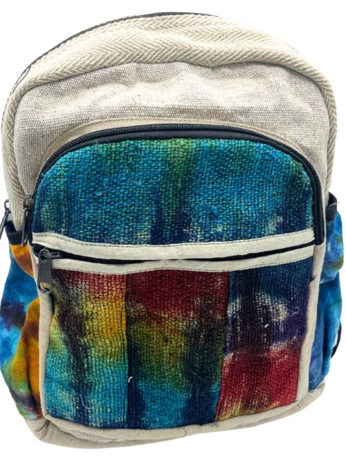 Tiedye Hemp Medium Backpack