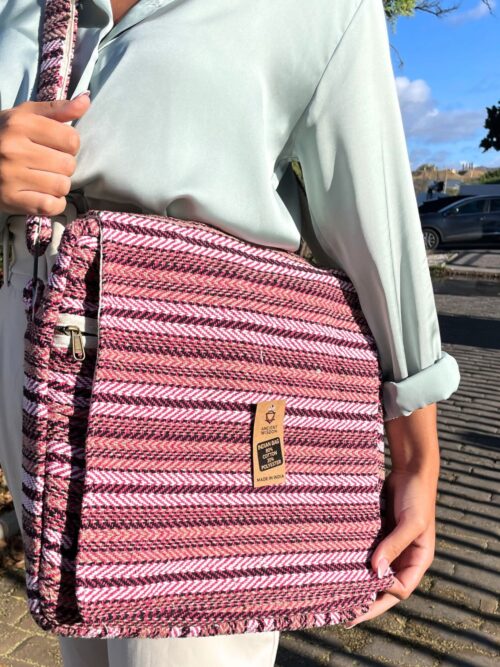 Soft Banjar Laptop Bag - Soft Pink