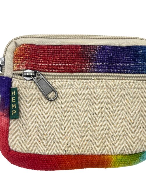 Tiedye Hemp Square Pouch