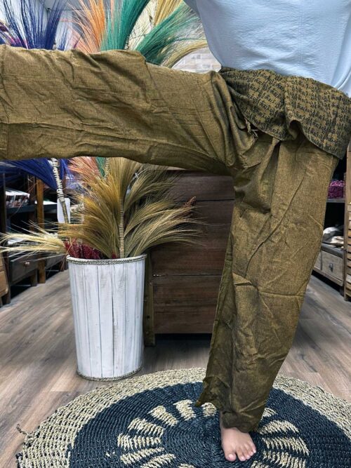Thai Fisherman  Pants Mandala Green