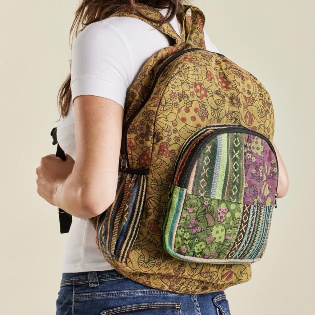 Mushroom 🍄 Print Backpack by Namaste