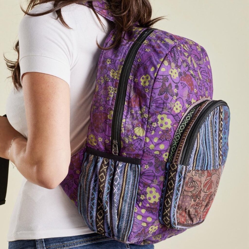 Mushroom 🍄 Print Backpack by Namaste